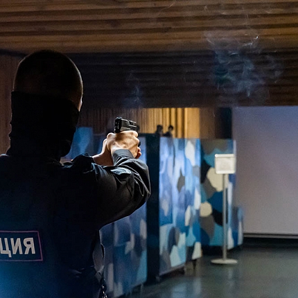 Боевой тир Рубин в Московском Колледже полиции (Видео)